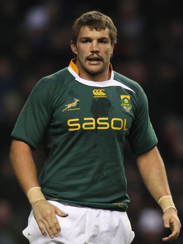 Flip van der Merwe in Springbok jersey